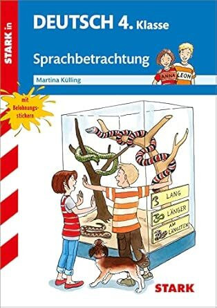 Coverabbildung Sprachbetrachtung 4. Klasse - Training Grundschule - Grundwissen, Aufgaben und Lösungen
